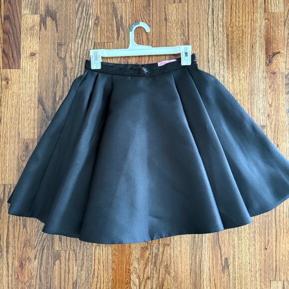 Tarik Ediz Women's Black Tie in Front Top Long Sleeve Shirt/Skirt Bundle Size 6 - Picture 9 of 15